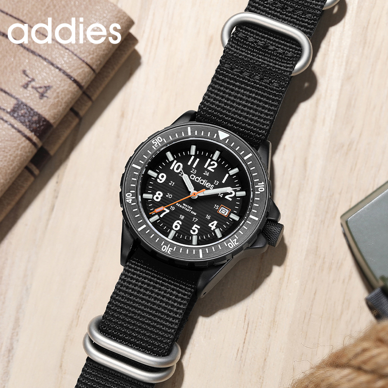 ADDIES 2026 New Men's Sports Q - مراجعة Field Watch Military وسعره