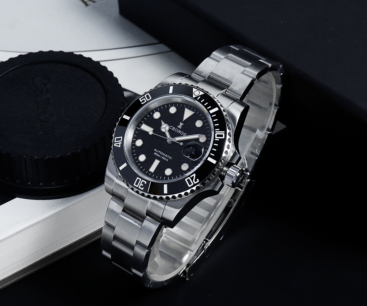 Cronos New 40mm Diver Men Watc - مراجعة Luxury Watch Ap وسعره
