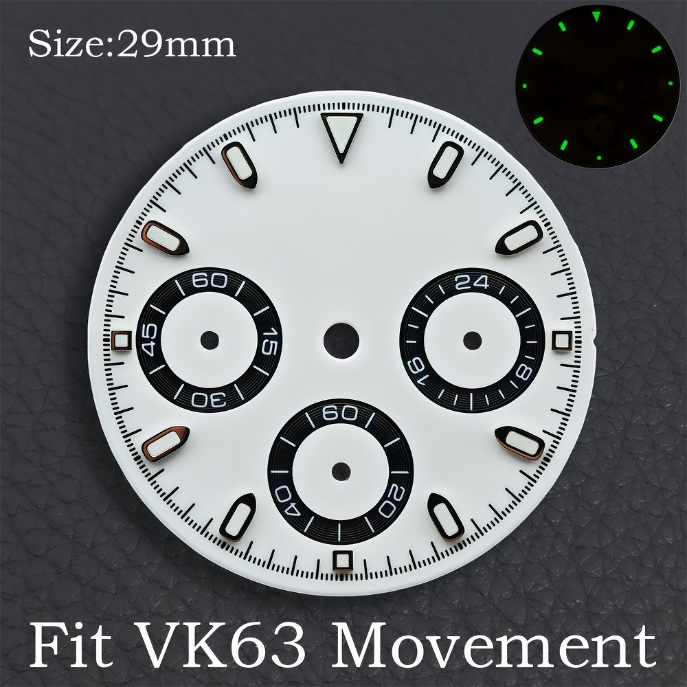VK63 29mm Dial Watch Hands Gre - مراجعة Luxury Watch With Green Dial وسعره