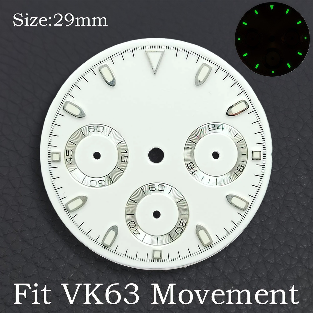 VK63 29mm Dial Watch Hands Gre - مراجعة Luxury Watch With Green Dial وسعره