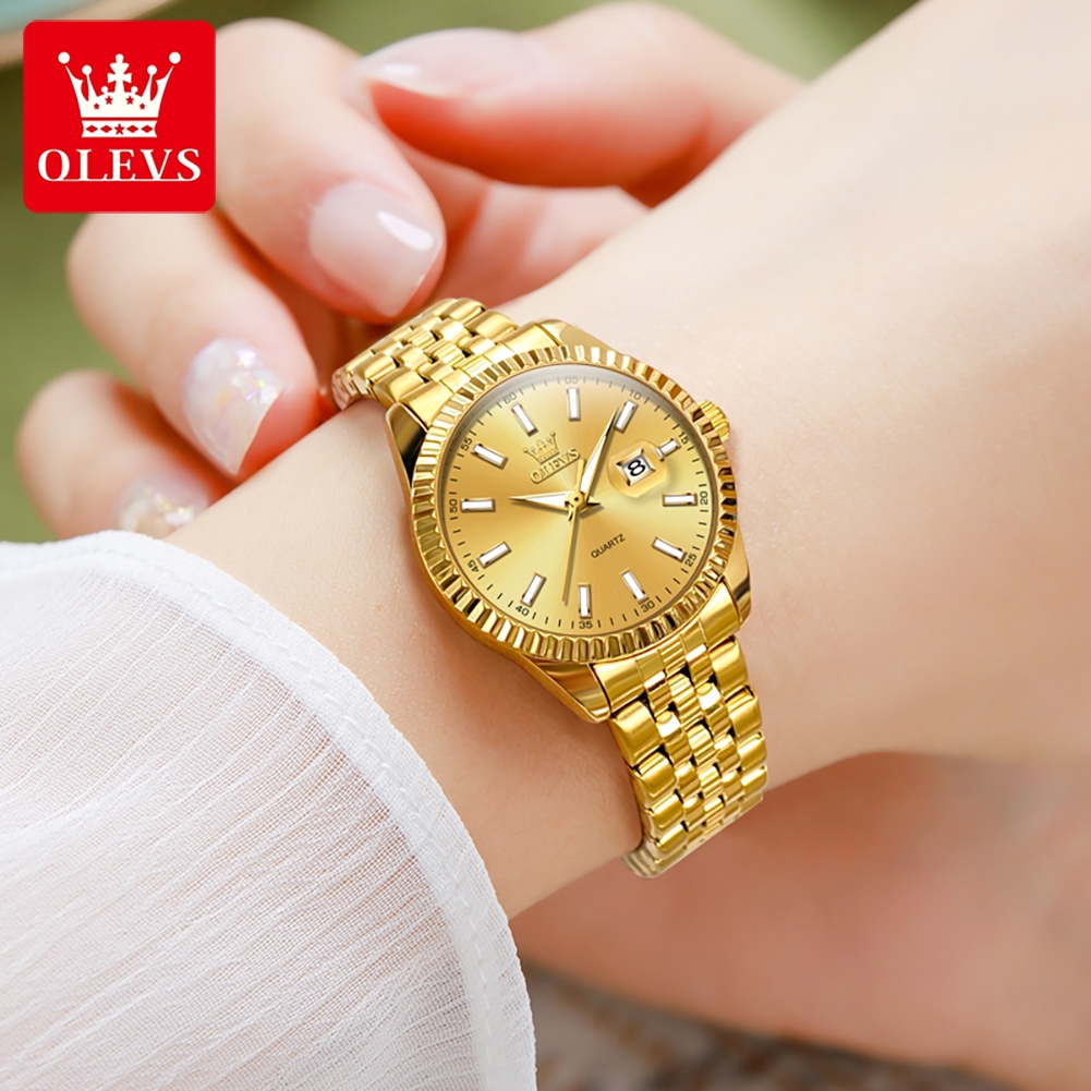 OLEVS 5593 Quartz Women's Watc - مراجعة Luxury Watch Girl وسعره