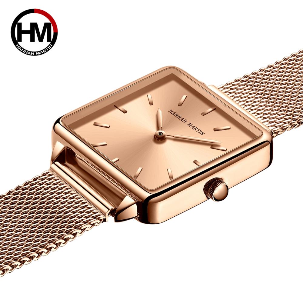 Genuine Leather Strap Japan Qu - مراجعة Luxury Watch Square وسعره