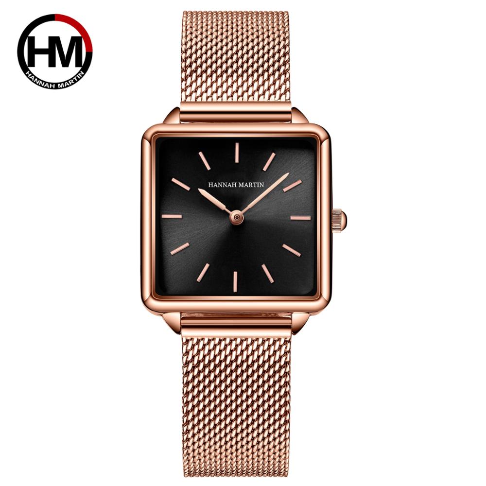 Genuine Leather Strap Japan Qu - مراجعة Luxury Watch Square وسعره