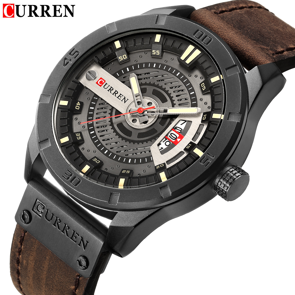 Luxury Watch Brand CURREN Men  - مراجعة Luxury Watch Affordable وسعره