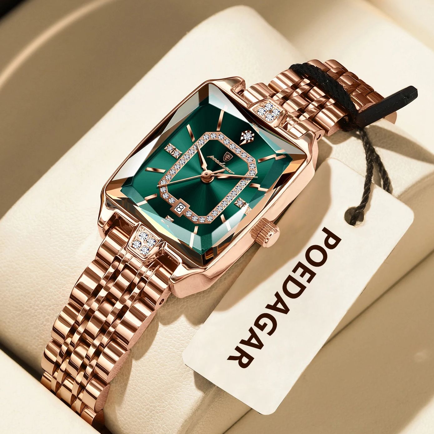 POEDAGAR Luxury Woman Watch Wa - مراجعة Luxury Watch Girl وسعره