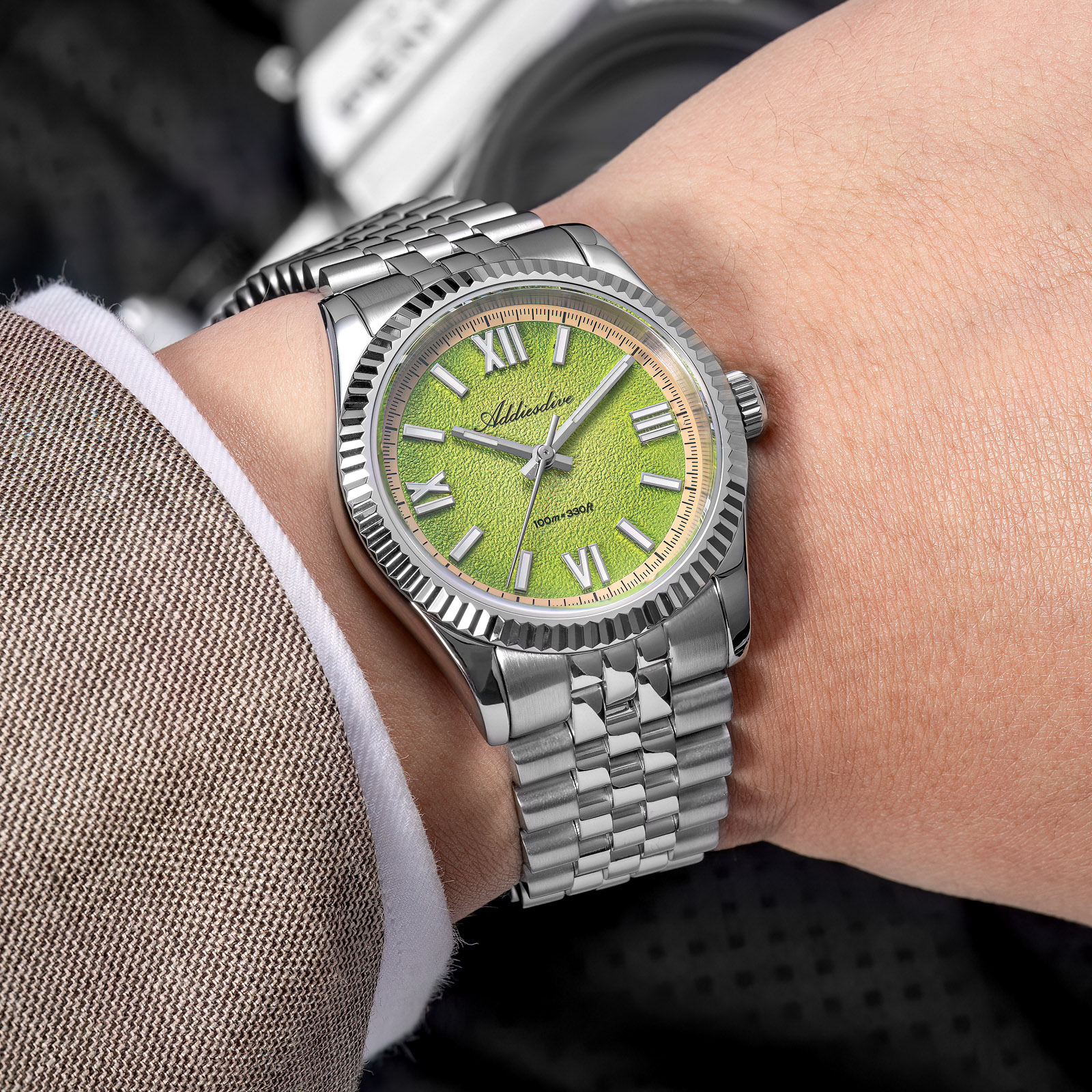 ADDIESDIVE Hight Quality Sapph - مراجعة Luxury Watch And Bracelet وسعره