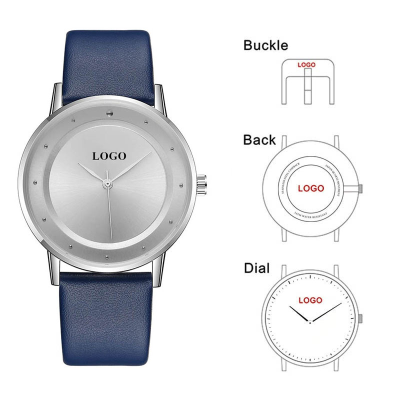 CL040 Custom Minimalist Watche - مراجعة Luxury Watch Brands Logo وسعره
