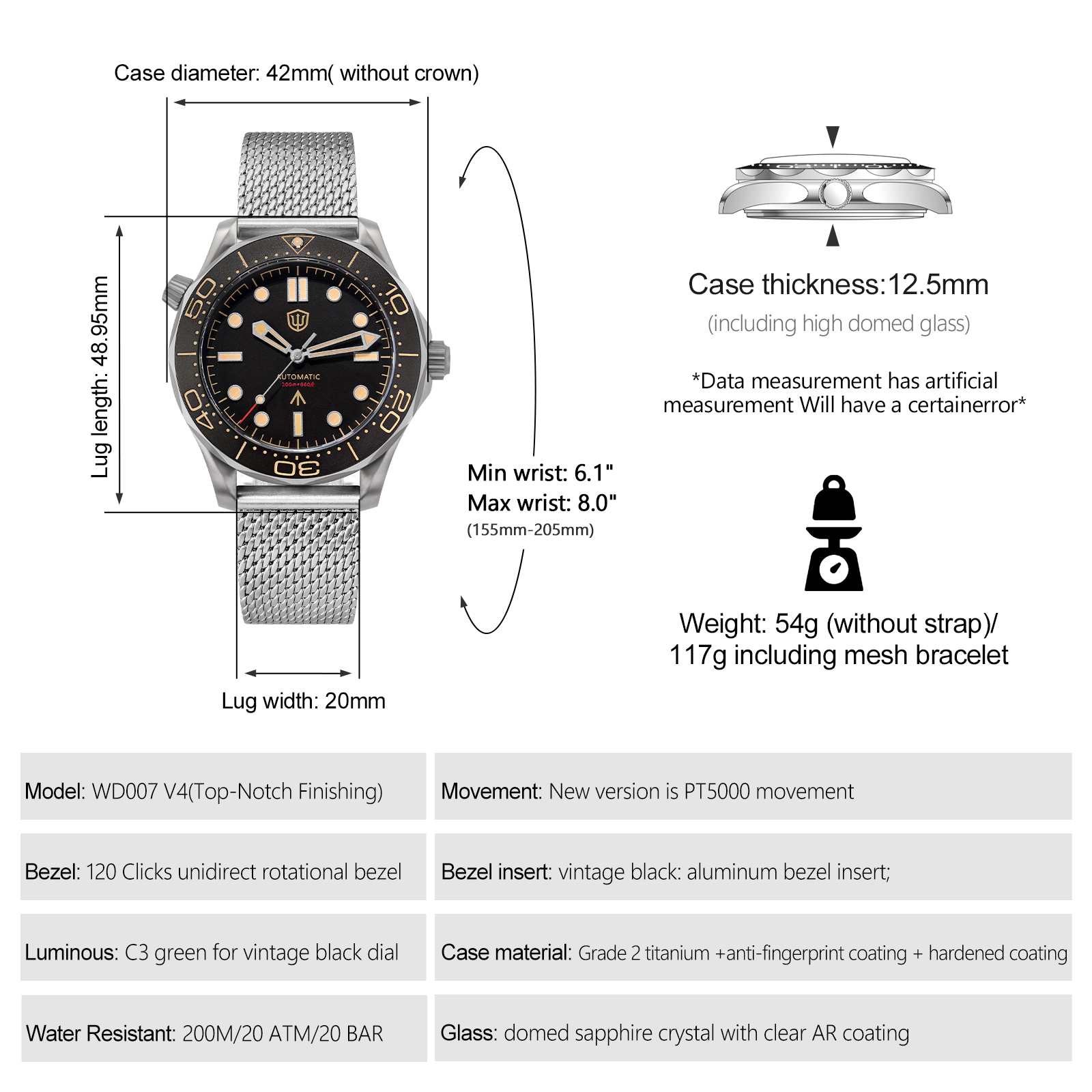 Watchdives WD007 V4 Automatic  - مراجعة Luxury Watch And Bracelet وسعره