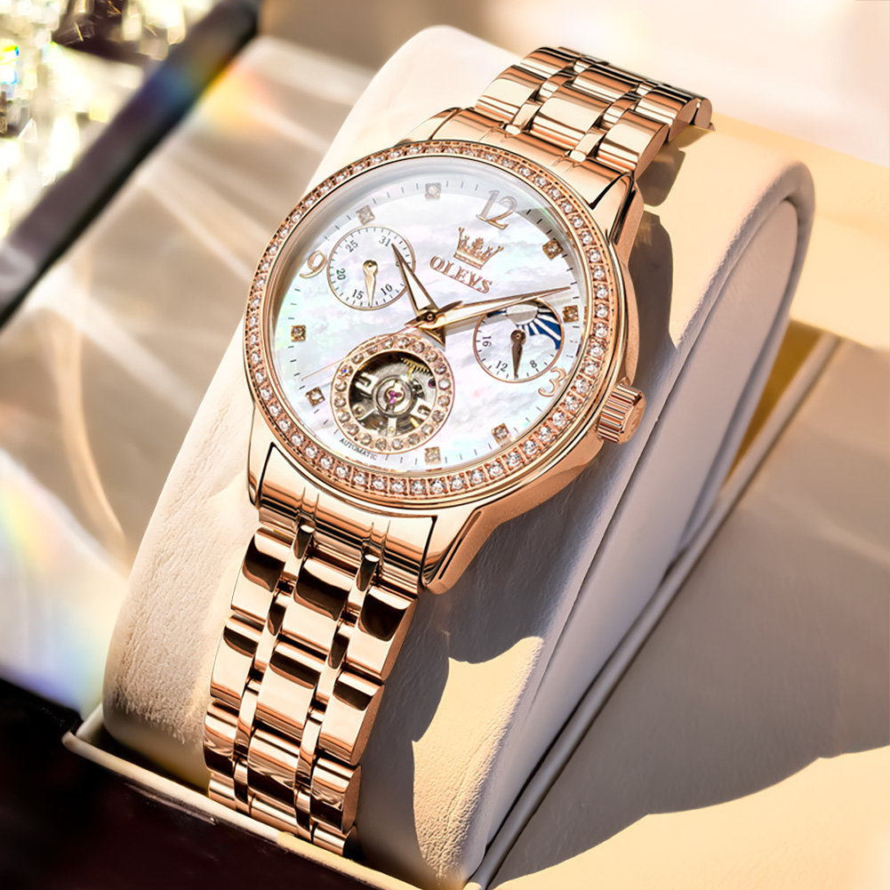 OLEVS Women's Watches Top Bran - مراجعة Luxury Watch And Bracelet وسعره