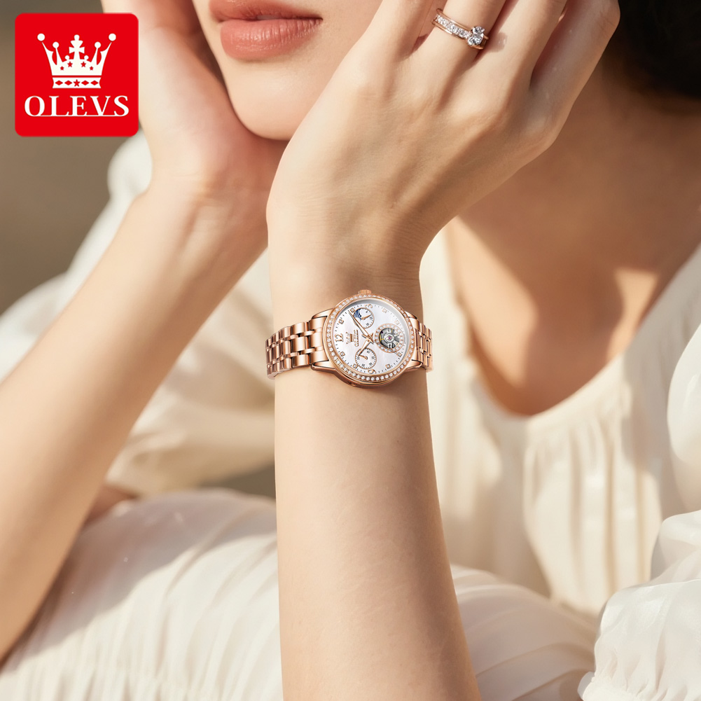 OLEVS Women's Watches Top Bran - مراجعة Luxury Watch And Bracelet وسعره