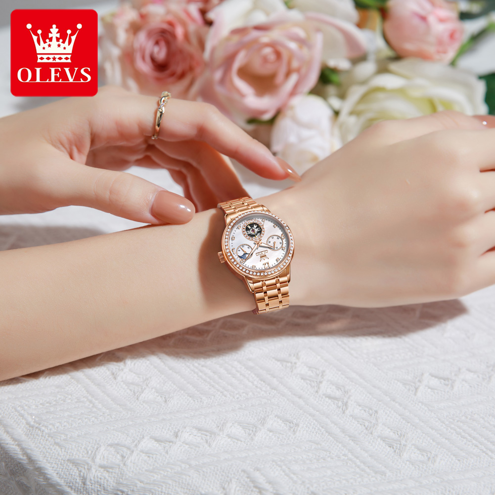OLEVS Women's Watches Top Bran - مراجعة Luxury Watch And Bracelet وسعره