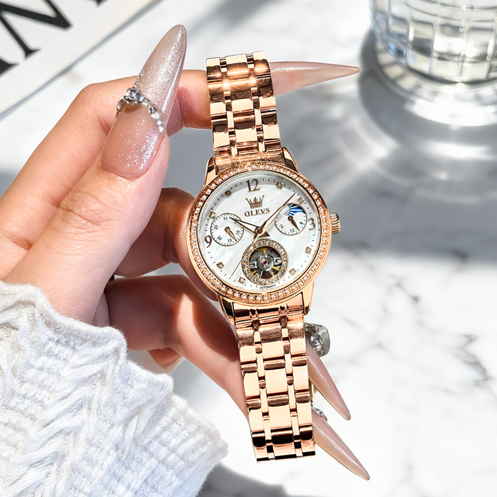 OLEVS Women's Watches Top Bran - مراجعة Luxury Watch And Bracelet وسعره
