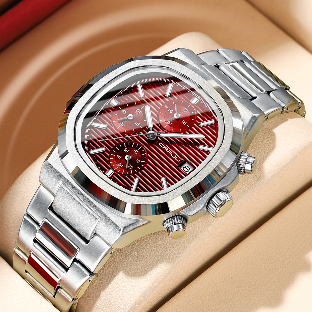 CRRJU Luxury Man Watch Busines - مراجعة Luxury Watch Ap وسعره