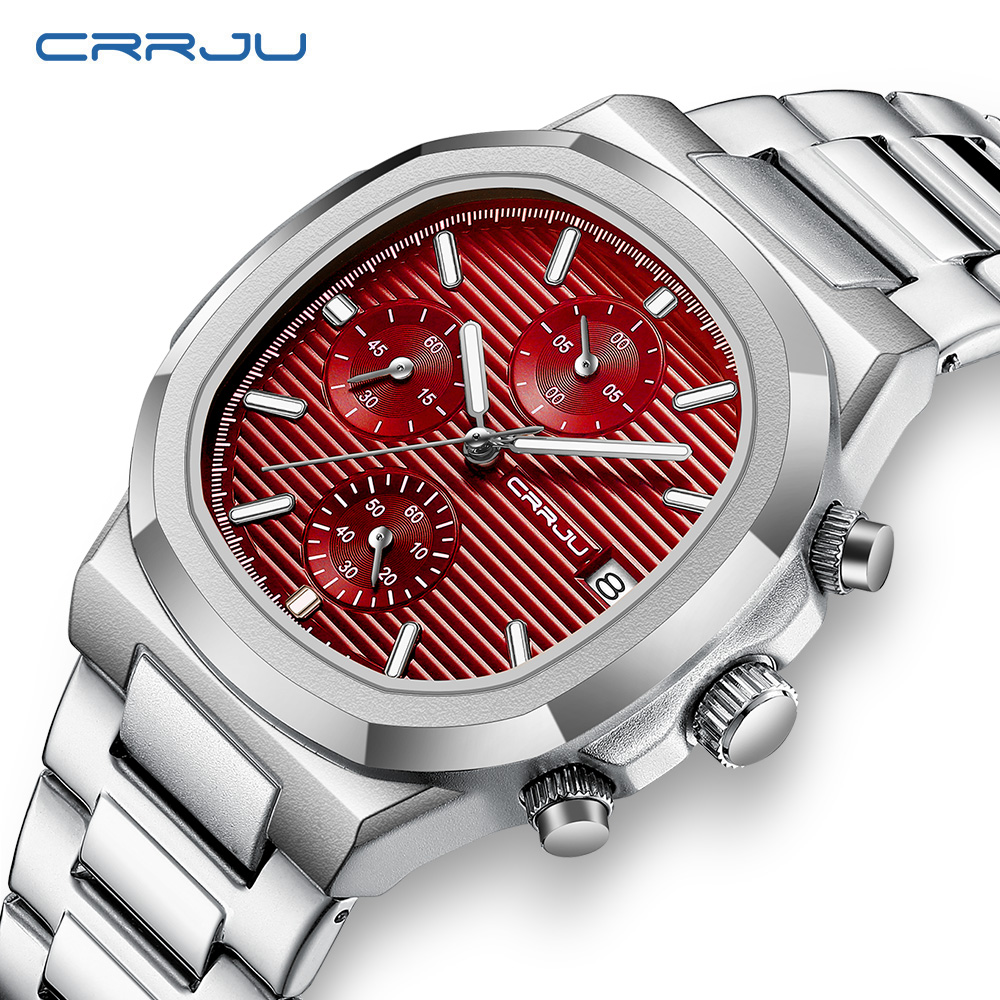 CRRJU Luxury Man Watch Busines - مراجعة Luxury Watch Ap وسعره