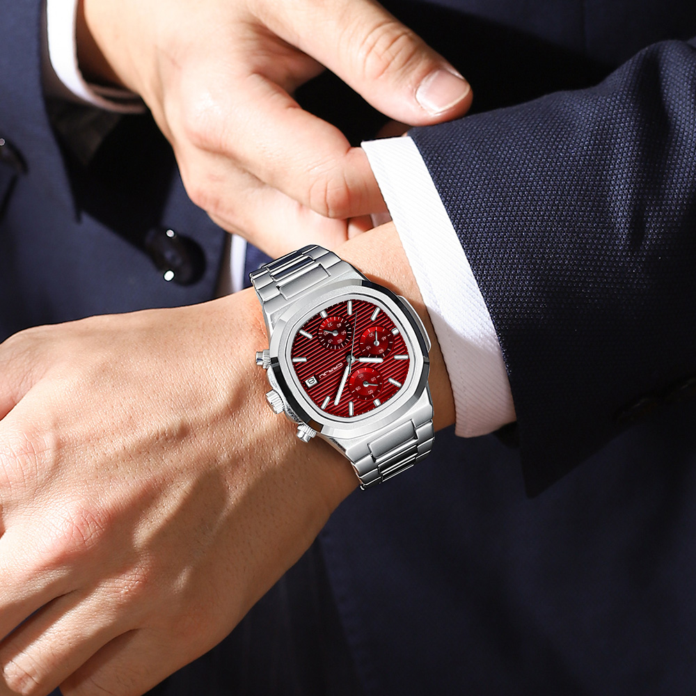 CRRJU Luxury Man Watch Busines - مراجعة Luxury Watch Ap وسعره
