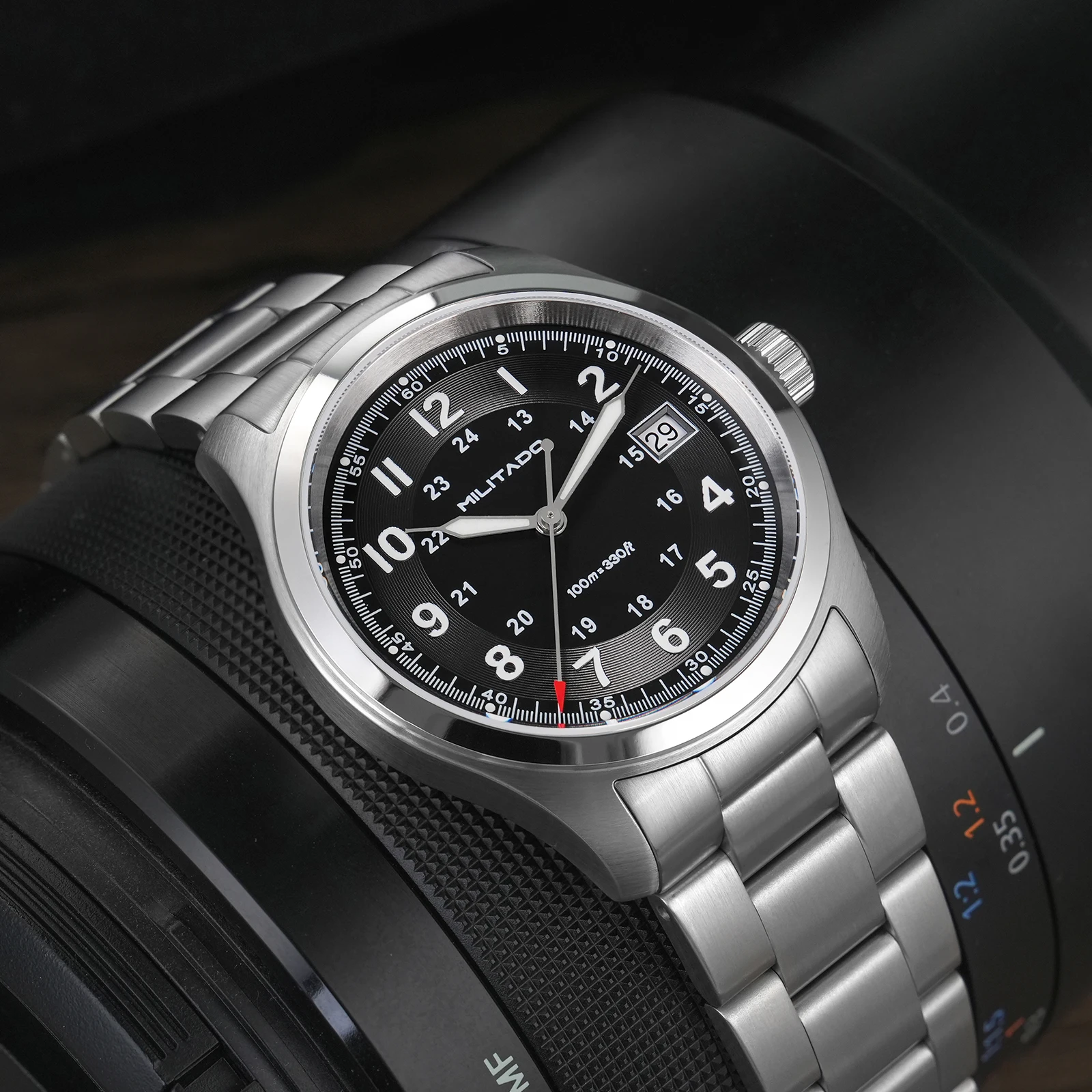 Militado ML08 Vintage Quartz W - مراجعة Field Watch Military وسعره