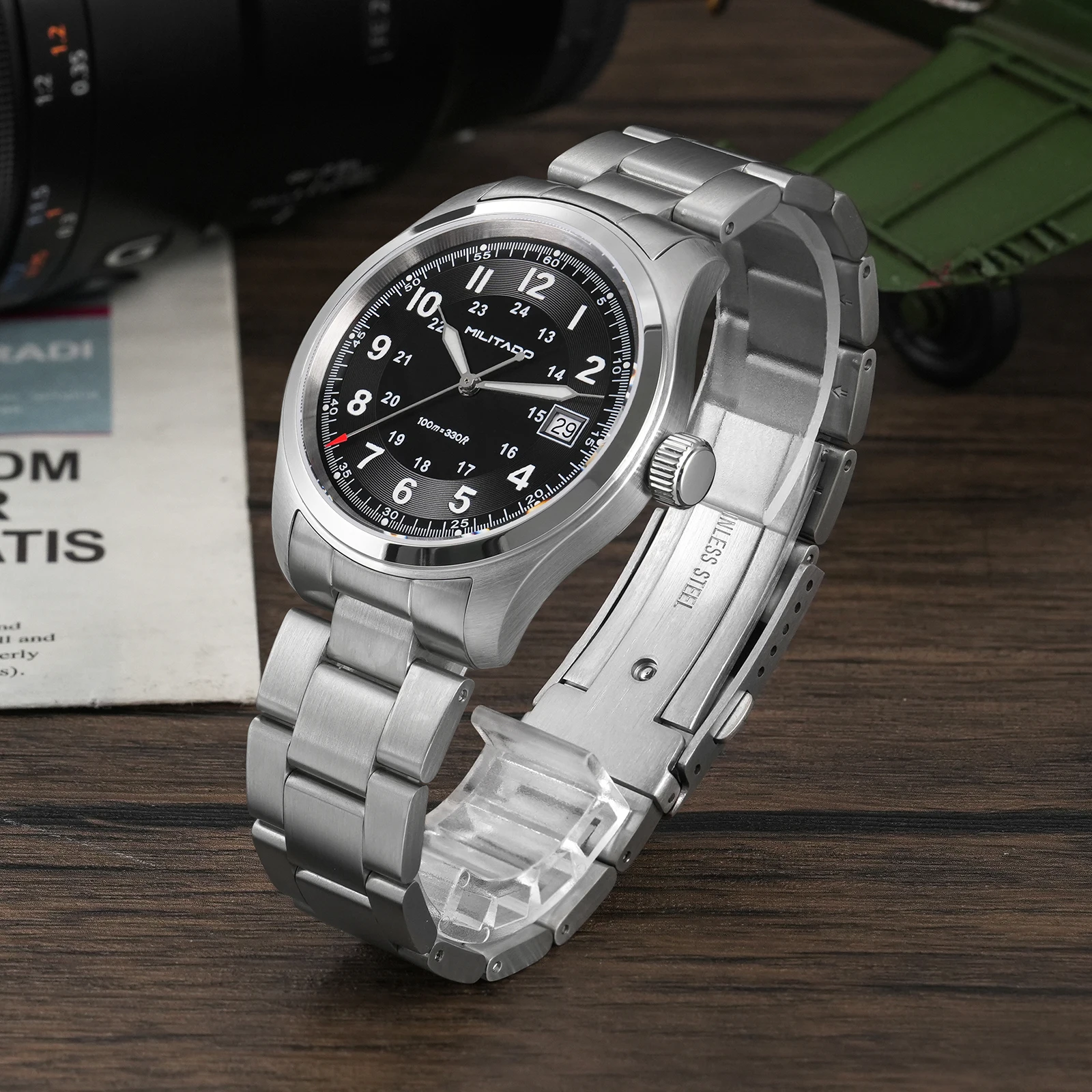 Militado ML08 Vintage Quartz W - مراجعة Field Watch Military وسعره