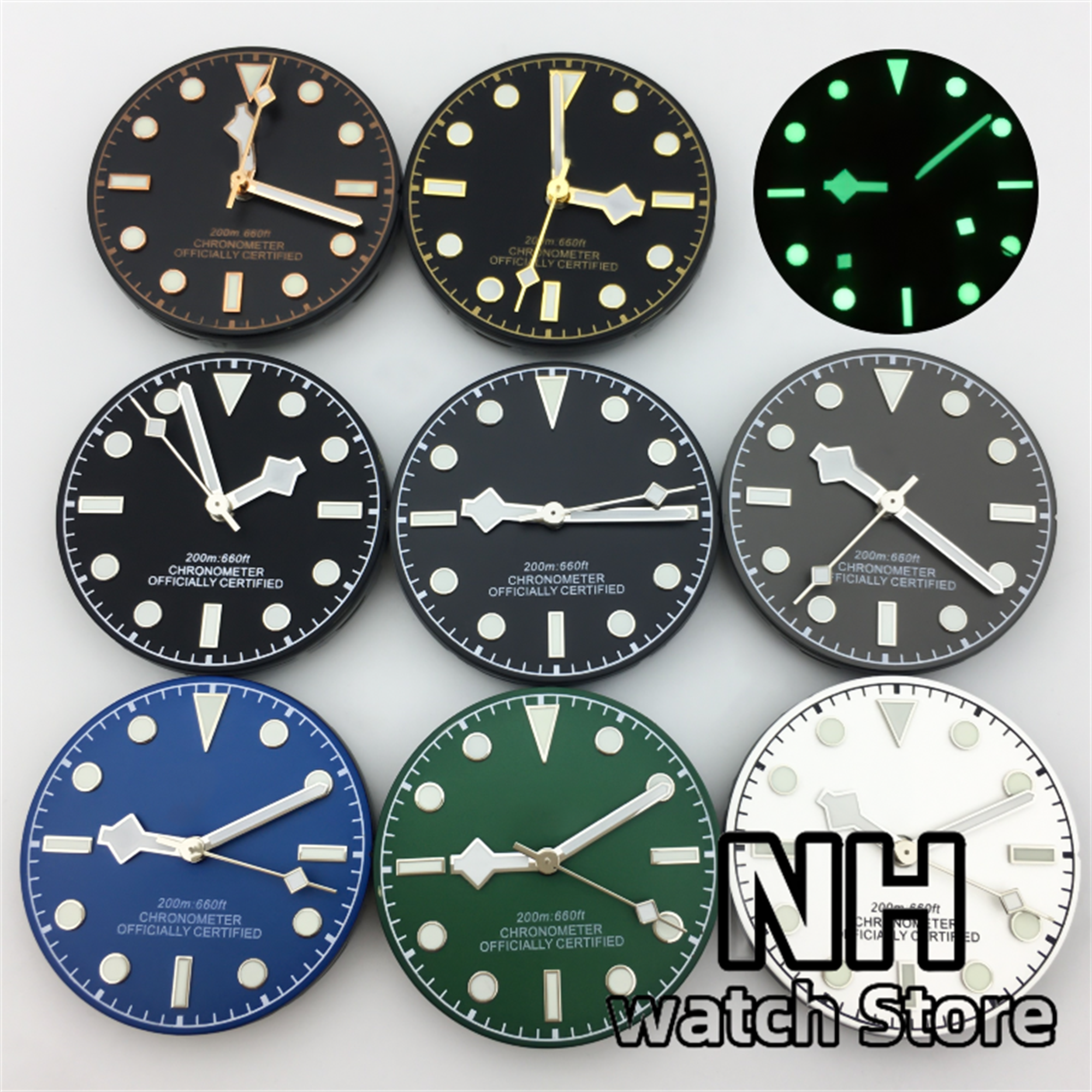 29mm Black Green Grey White Di - مراجعة Luxury Watch With Green Dial وسعره
