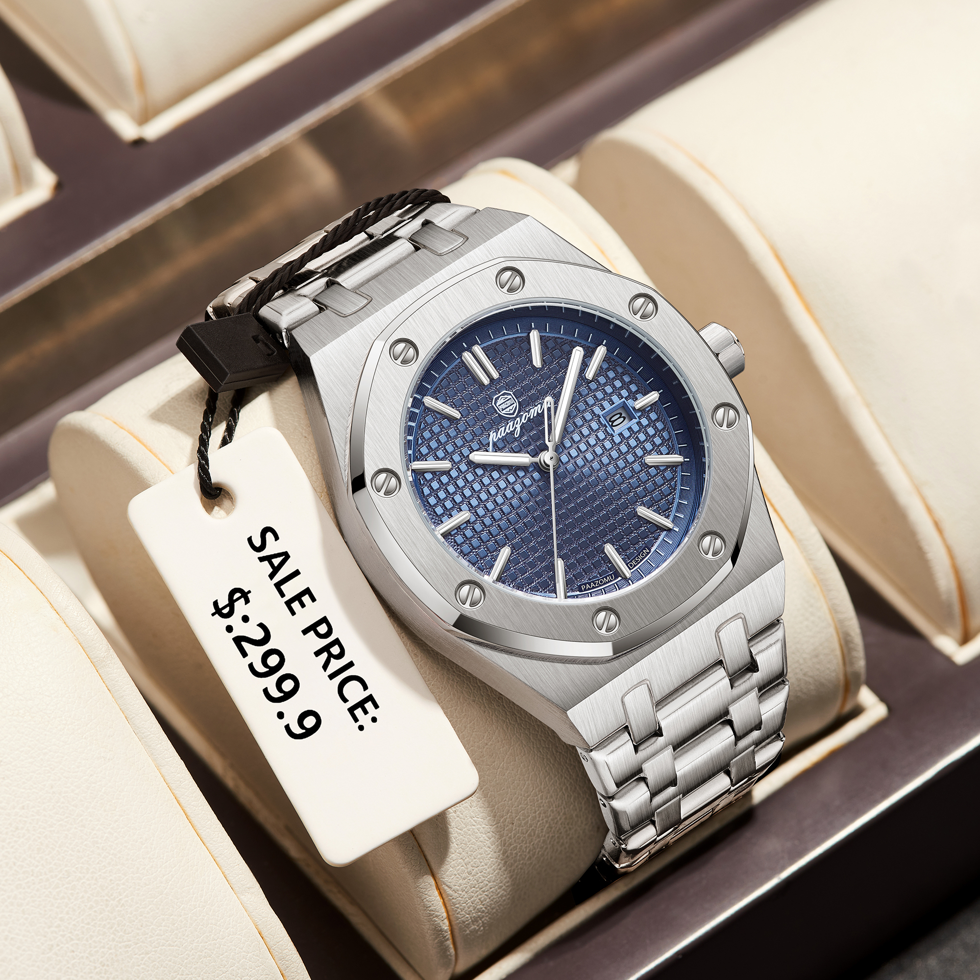 PAAZOMU Luxury Business Man Wr - مراجعة Luxury Watch Ap وسعره
