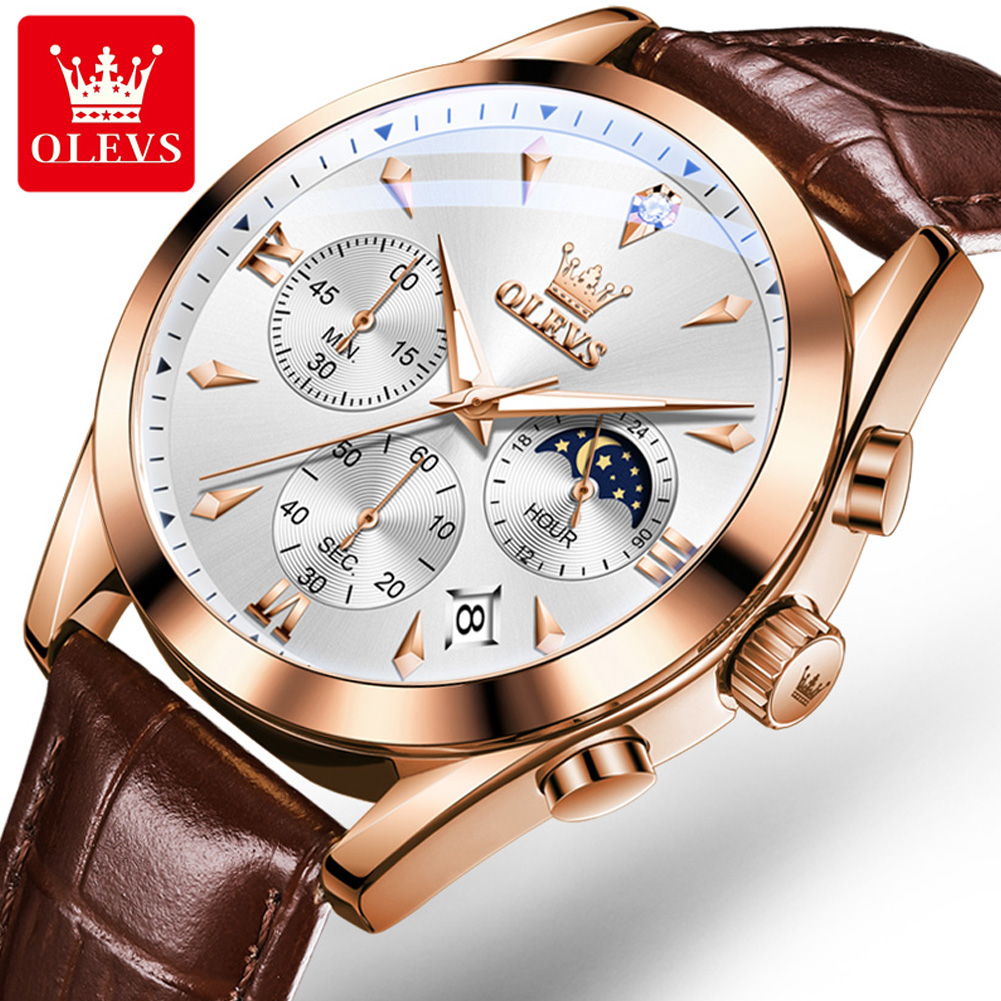 OLEVS Brand New Fashion Quartz - مراجعة Luxury Watch Affordable وسعره