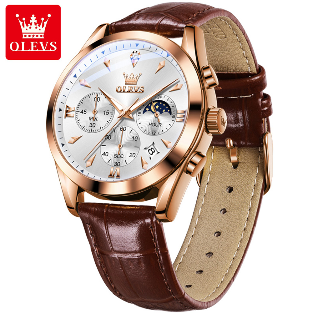 OLEVS Brand New Fashion Quartz - مراجعة Luxury Watch Affordable وسعره
