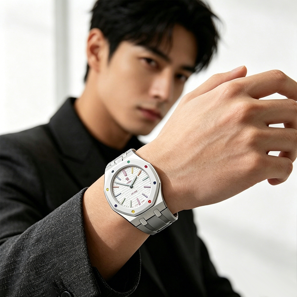 Stainless Steel Silicone Watch - مراجعة Luxury Watch Ap وسعره