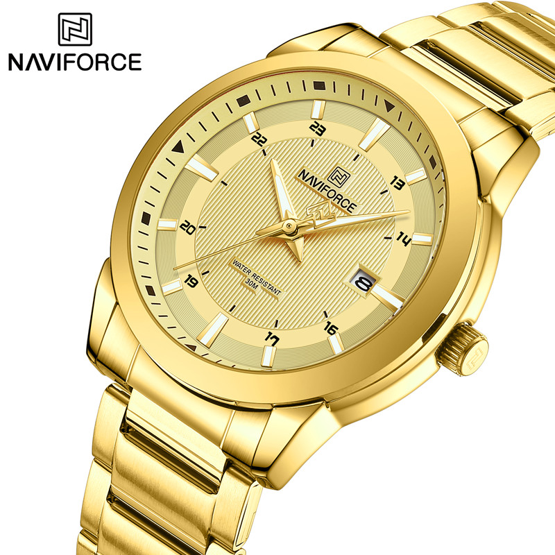 2024 Top Brand NAVIFORCE Mens  - مراجعة Field Watch Military وسعره