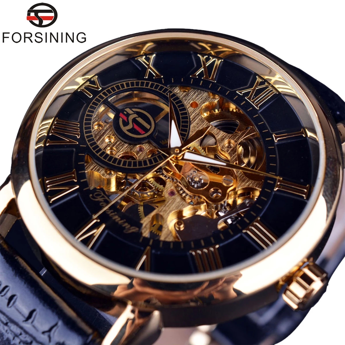 Forsining 3d Logo Design Hollo - مراجعة Luxury Watch Brands Logo وسعره