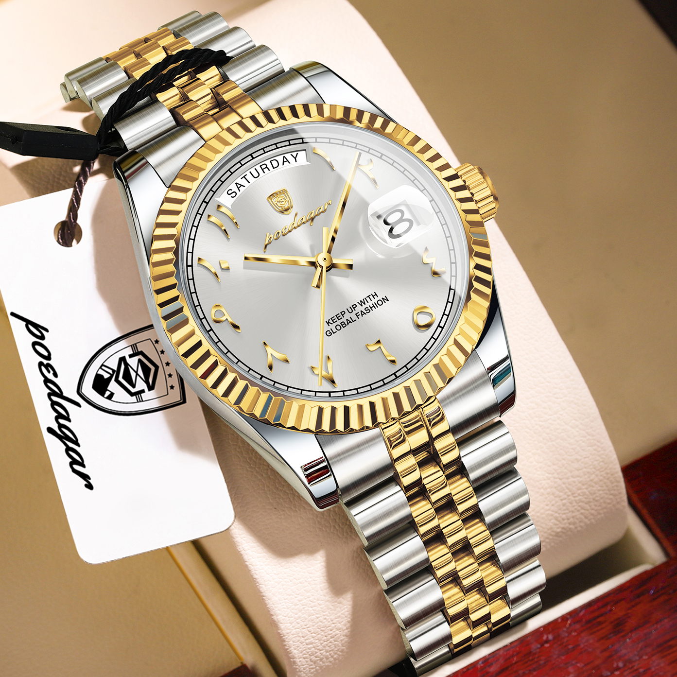 POEDAGAR Luxury Brand Man Cloc - مراجعة Luxury Watch Investment وسعره