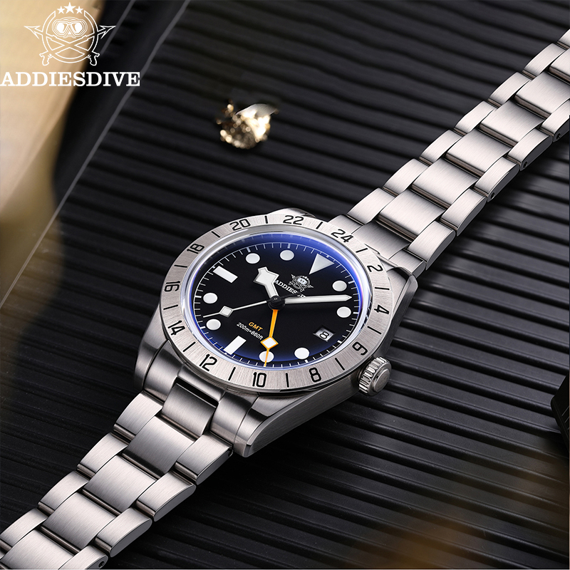 ADDIESDIVE Hot Sale AD2035 GMT - مراجعة Luxury Watch La وسعره