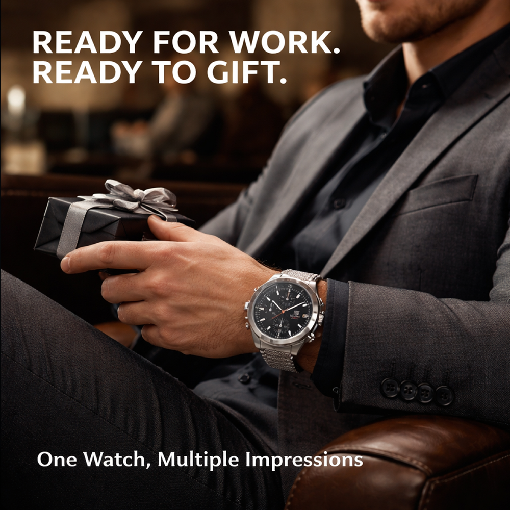 BENYAR Top Luxury Brand Men's  - مراجعة Luxury Watch And Bracelet وسعره
